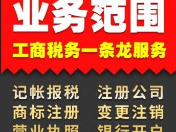 江岸區百步亭專業注冊公司、工商執照及財務記賬代賬服務